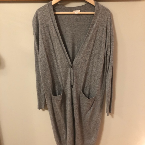 Grey long cardigan - Picture 2 of 2